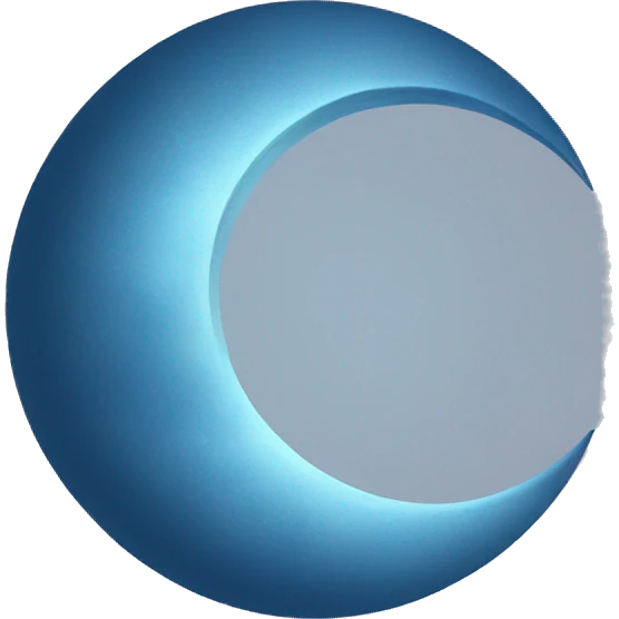 Blue moon emoji