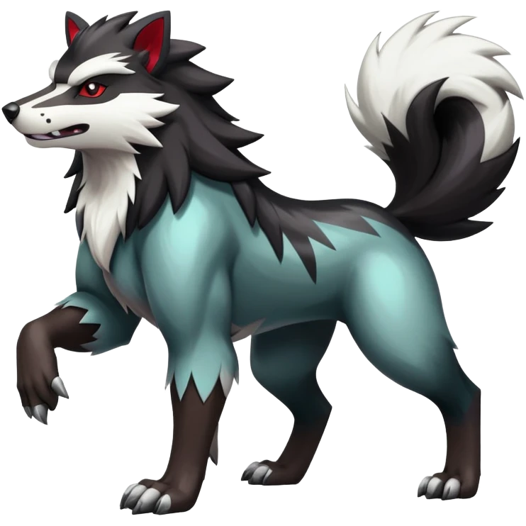 Shiny Obstagoon (full body) emoji