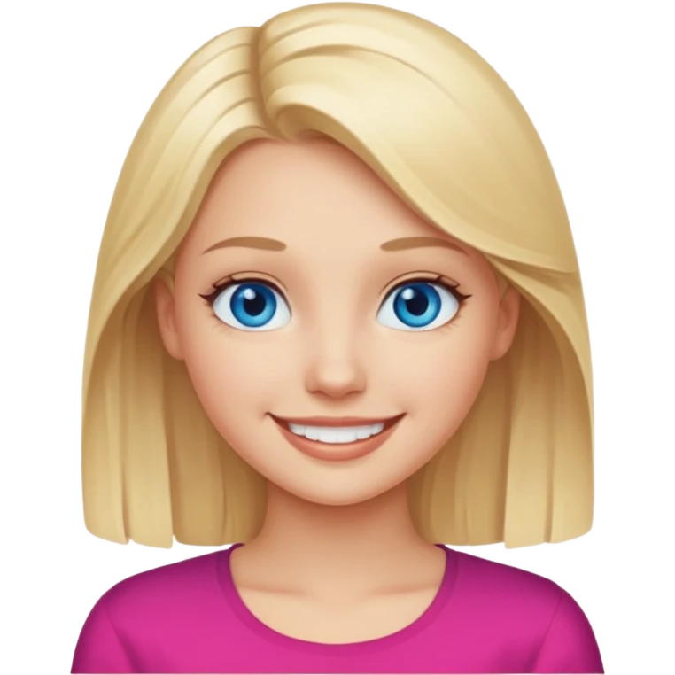Bellissima ragazza bionda emoji