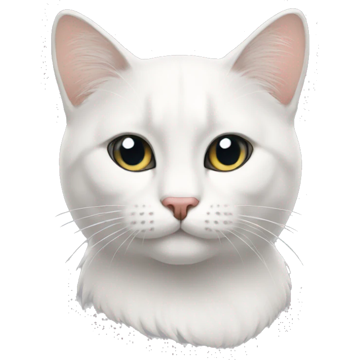 Gato blanco emoji