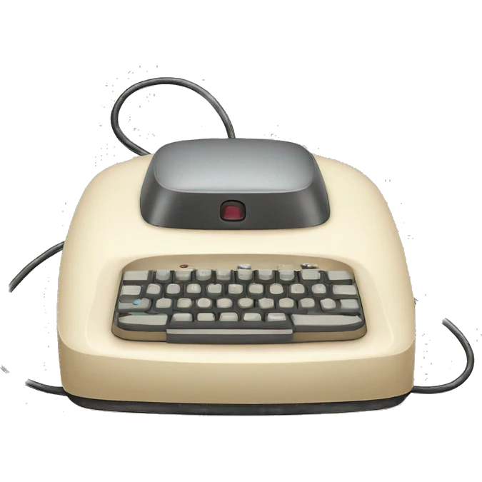 vintage computer mouse emoji