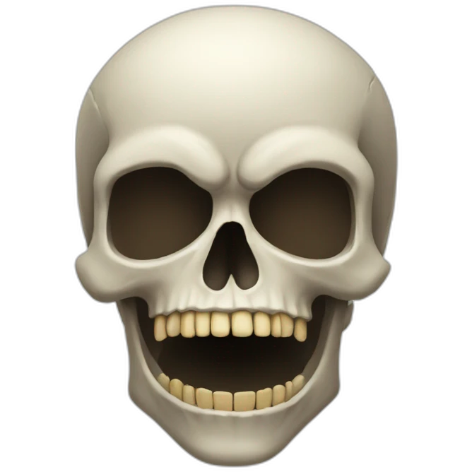 skull shocked emoji