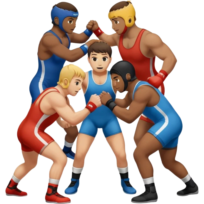 🤼‍♀️🤼🤼‍♂️👯👯‍♂️👯‍♀️ emoji