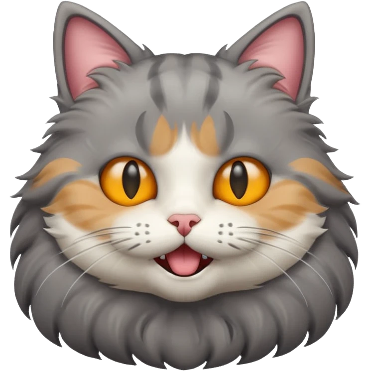Cat moaning emoji