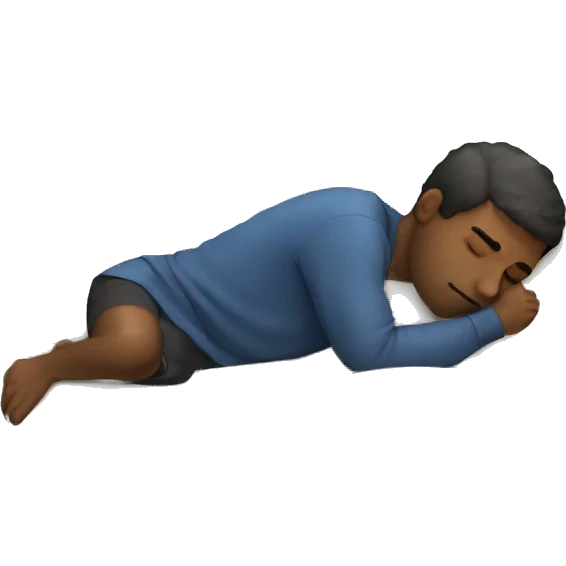 Guy sleeping on couch emoji