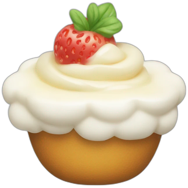 Chou à la crème emoji