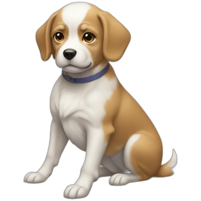 Chien de race shitsu  emoji