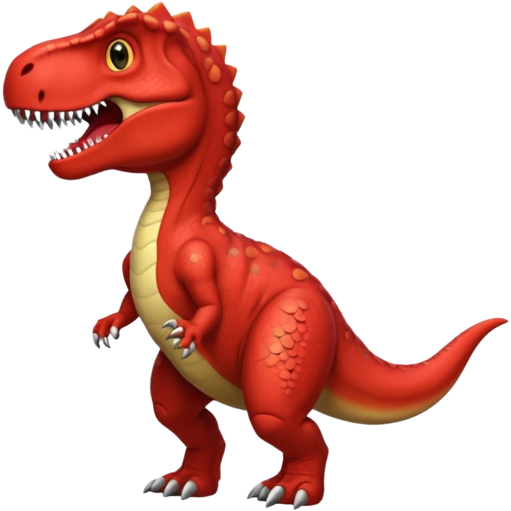 red t-rex emoji