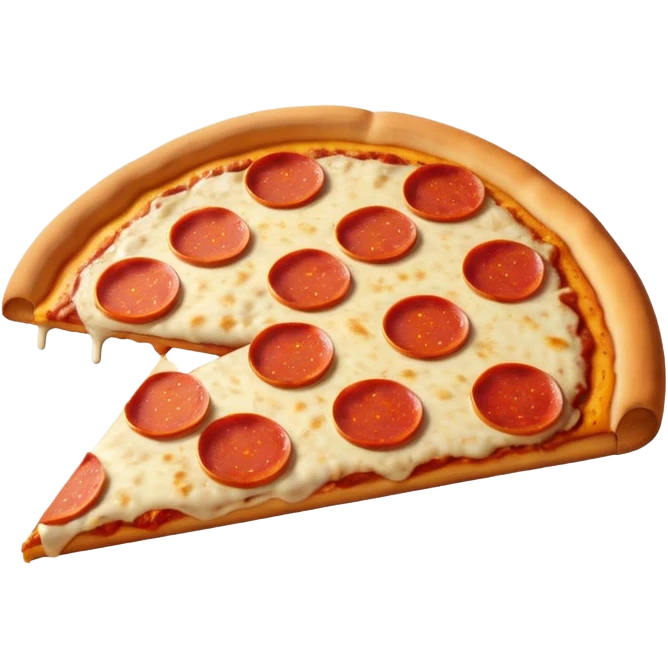 pizza with a big butt emoji