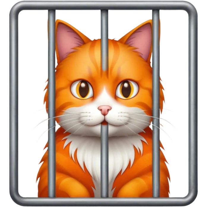 cat in jail emoji