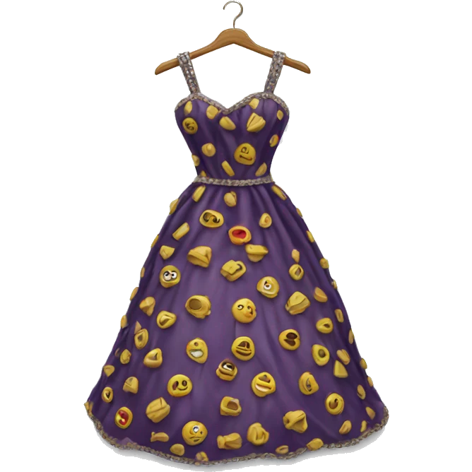 dress made of ptals emoji