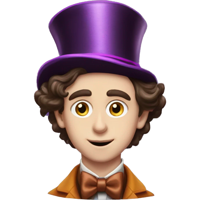 Timothee Chalamet as Willy Wonka  emoji