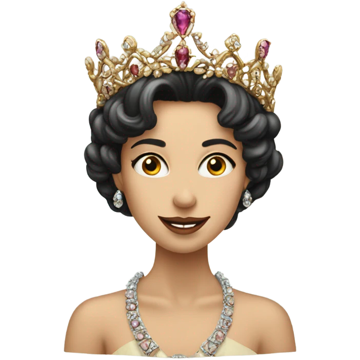 antique coquette tiara only with no person wearing it emoji