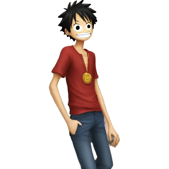 Luffy in paris  emoji