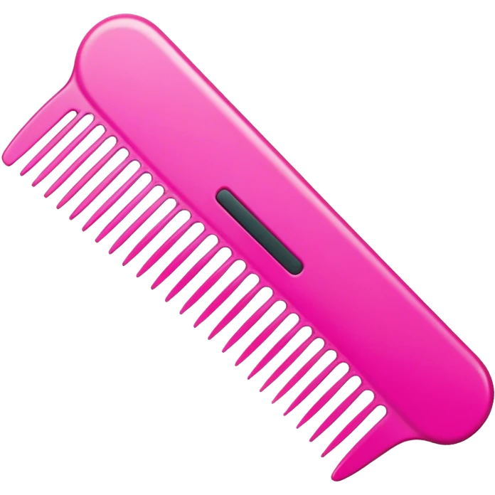 Pink comb emoji