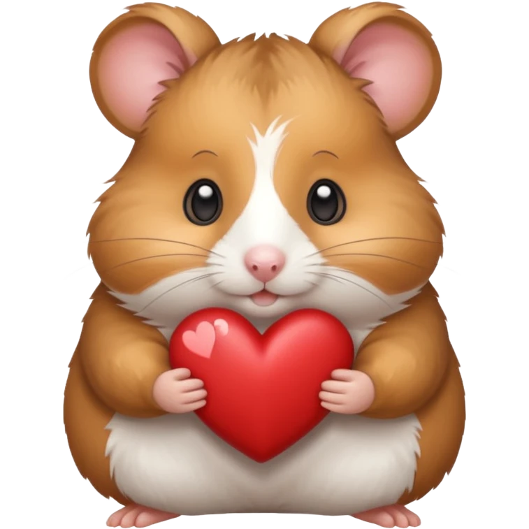 Hamster sending love  emoji