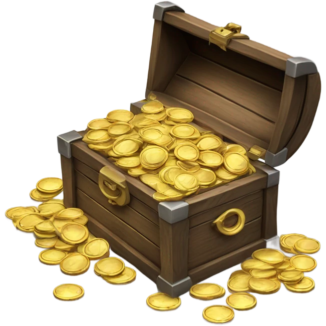 chest full of coins emoji