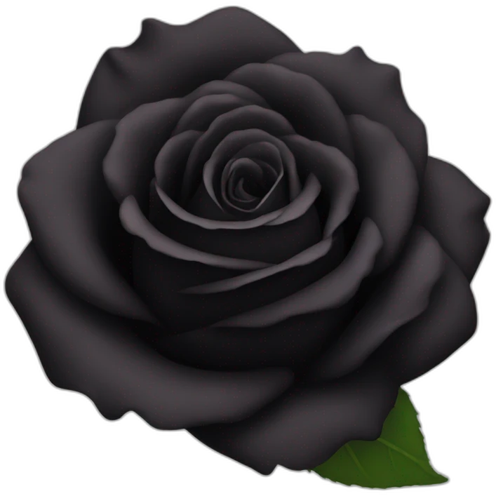 Energy black rose  emoji