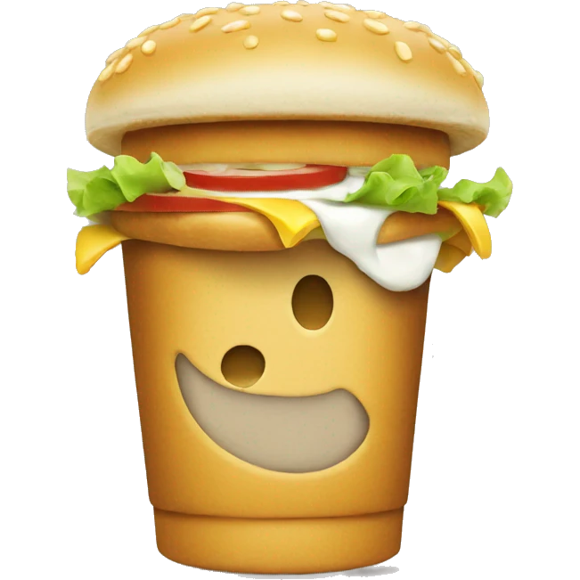 White BigMac emoji