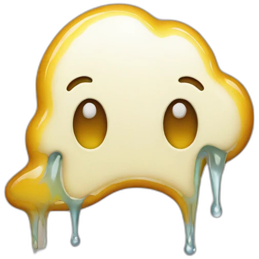 melt smiley face emoji