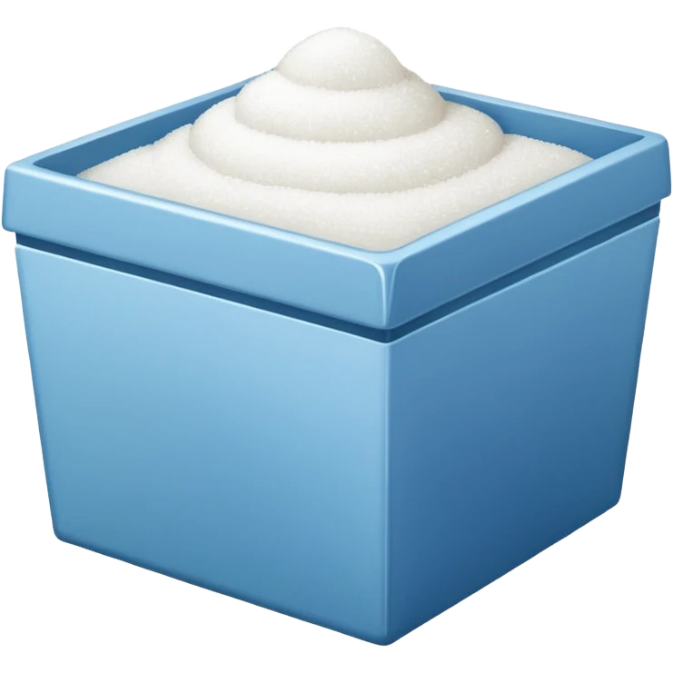 A box of white sugar emoji