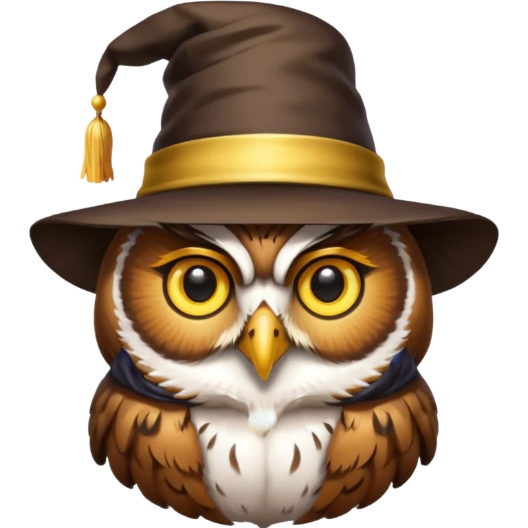 owl with magician hat emoji