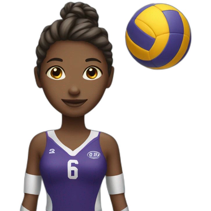 Volleyball girl emoji