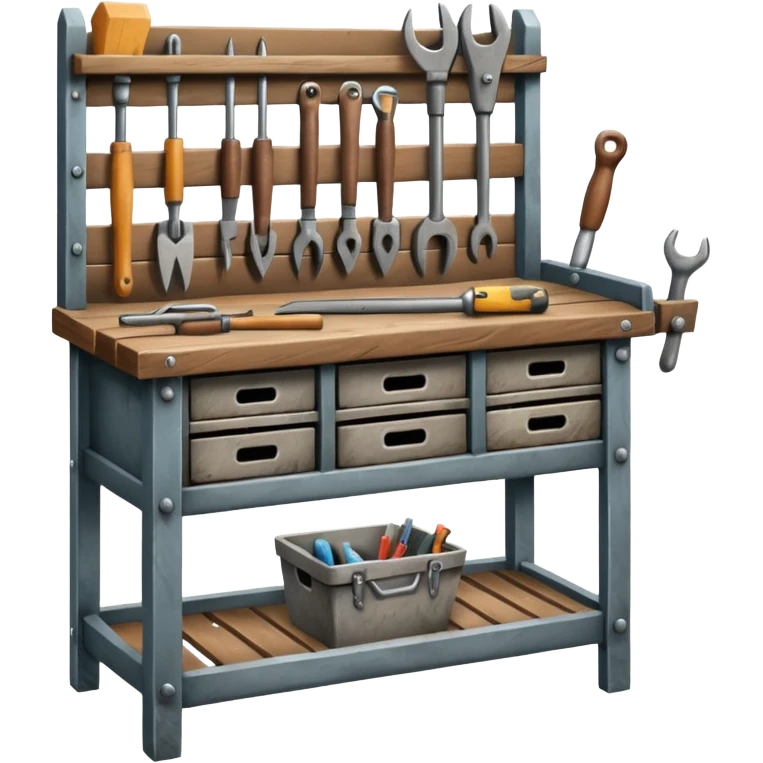 Wooden Tool Bench emoji