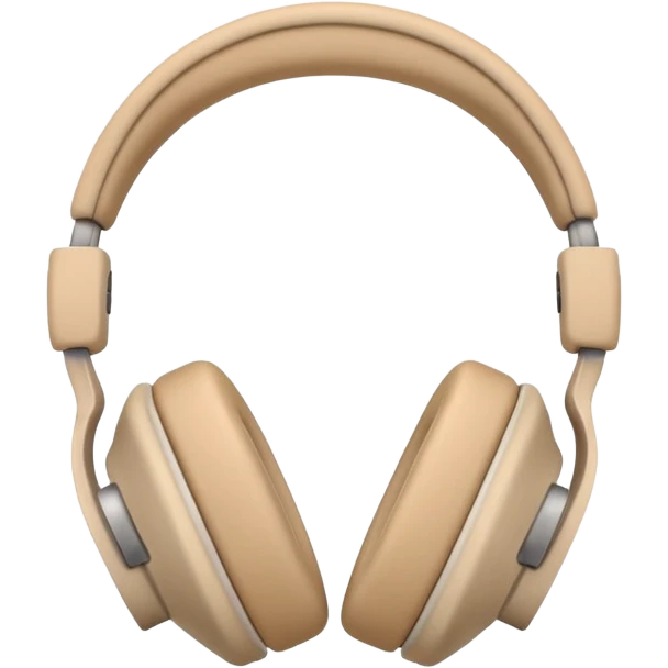 beige headphones emoji