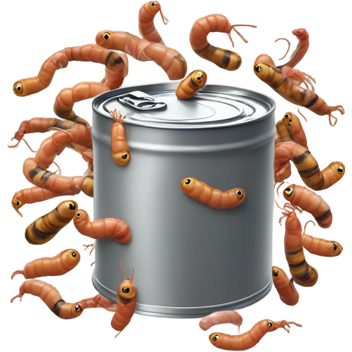 Can of worms emoji