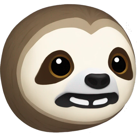 Skelton sloth emoji