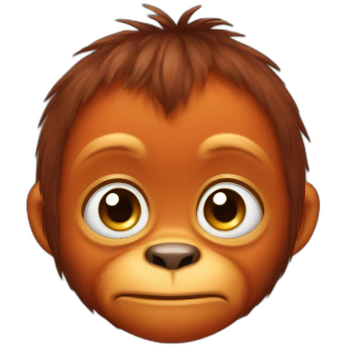 baby orang outan emoji