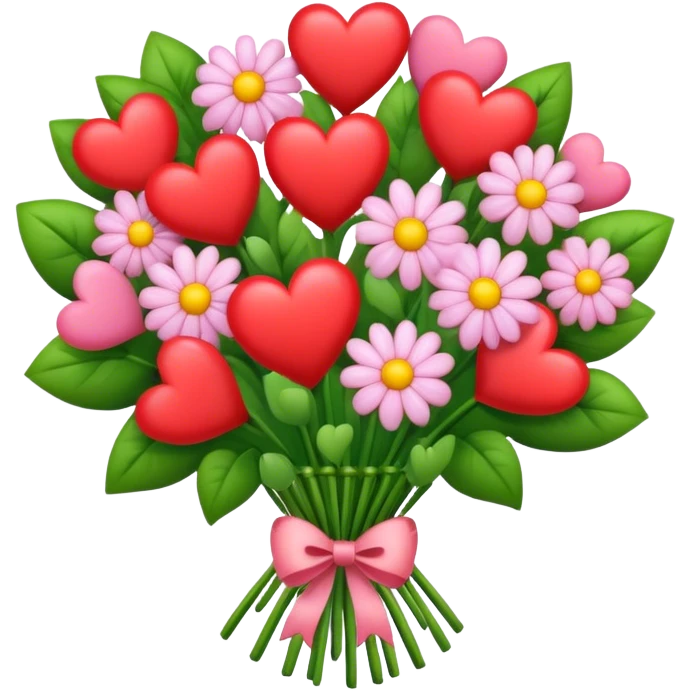 flowers and hearts  emoji