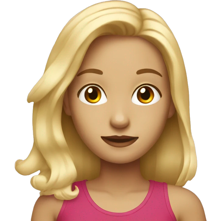 blonde girl emoji