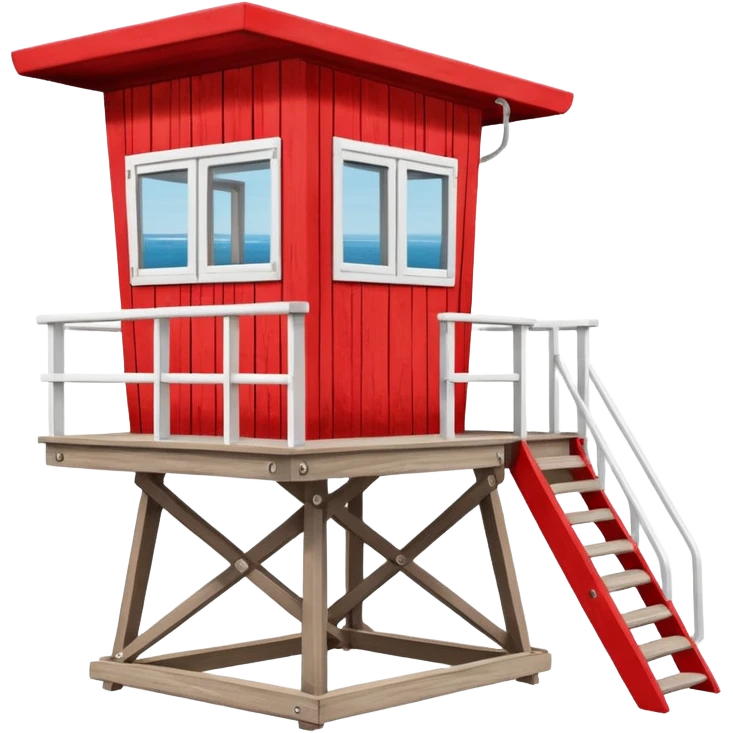 lifeguard station emoji