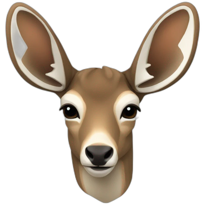 mule deer ears emoji