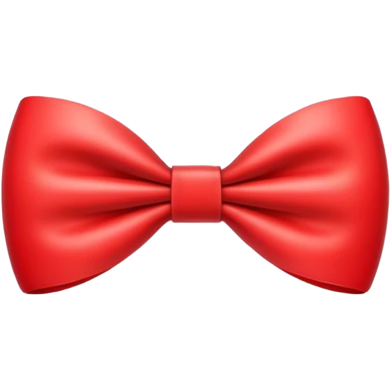 thin bow emoji