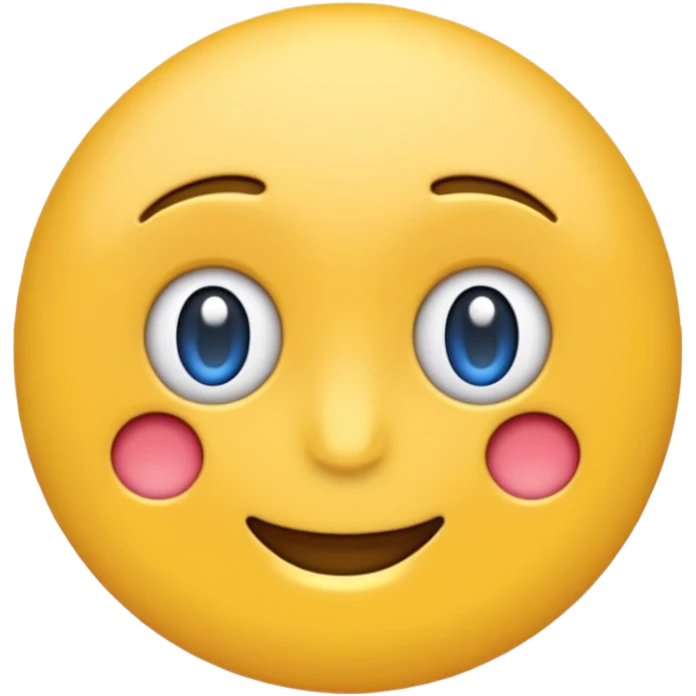 Crie um emoji da letra A na cor amarelo dentro de um círculo azul emoji