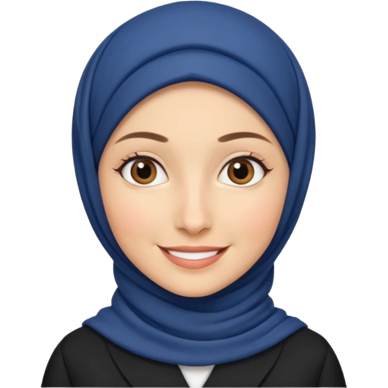 a beautiful French teacher wearing hijab emoji