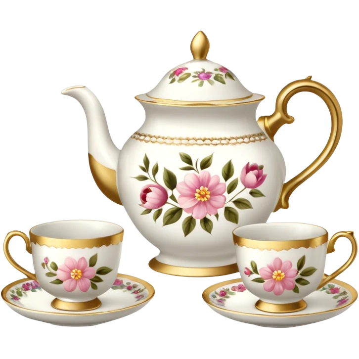 high tea set emoji