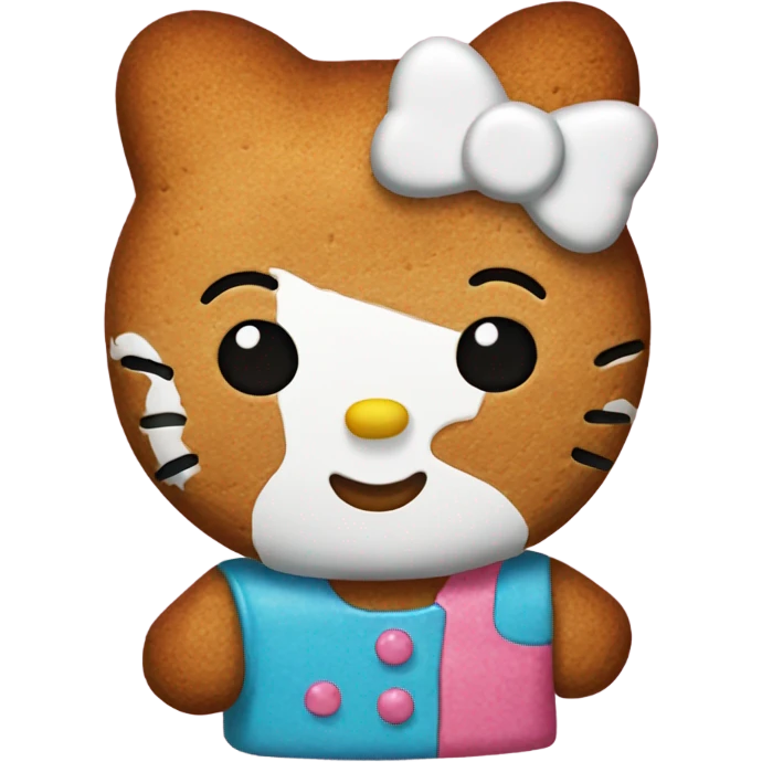 Hello kitty ginerbread emoji