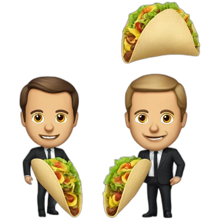 Giga tacos et macron emoji