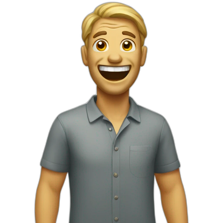 scary happy man emoji