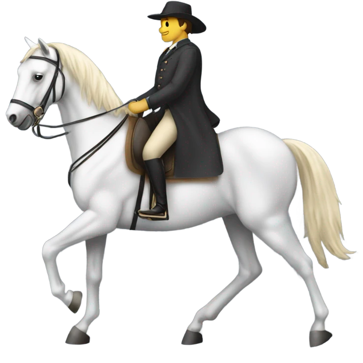 riding a horse emoji