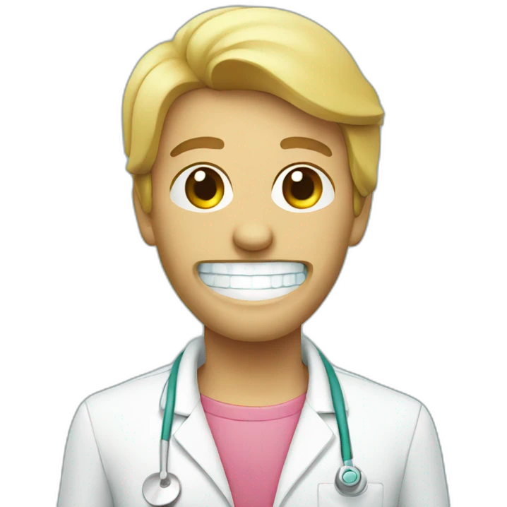 Dentista surfando  emoji