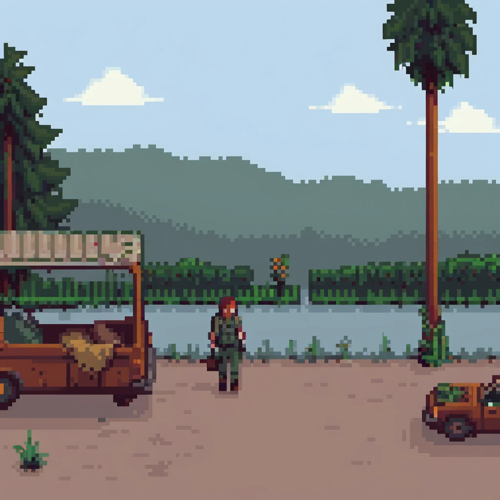 The Last of Us inspired scene emoji