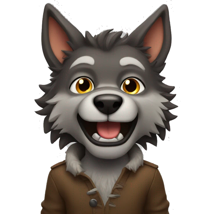 cute werewolf emoji