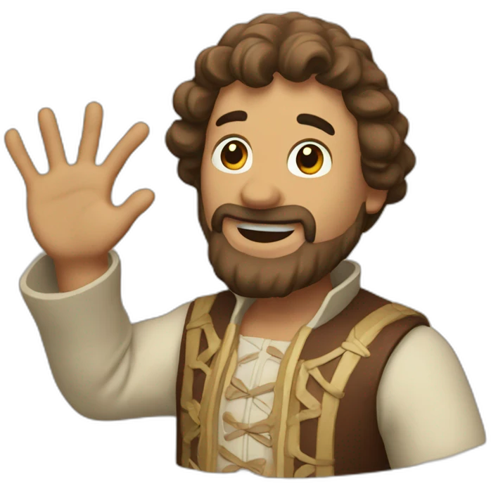 bard waving hand emoji