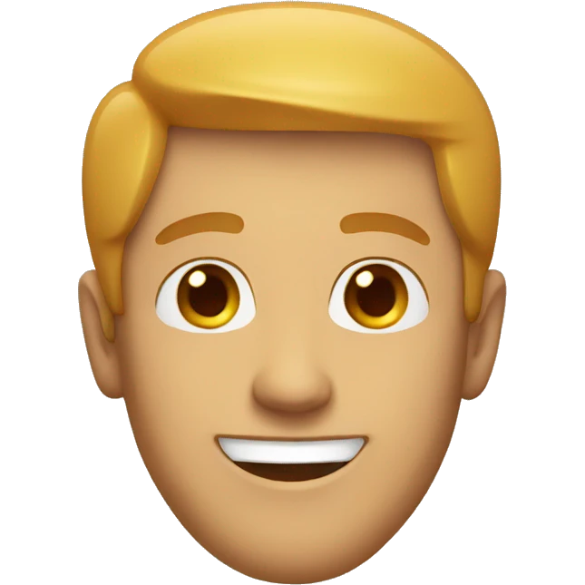 Smiling man emoji