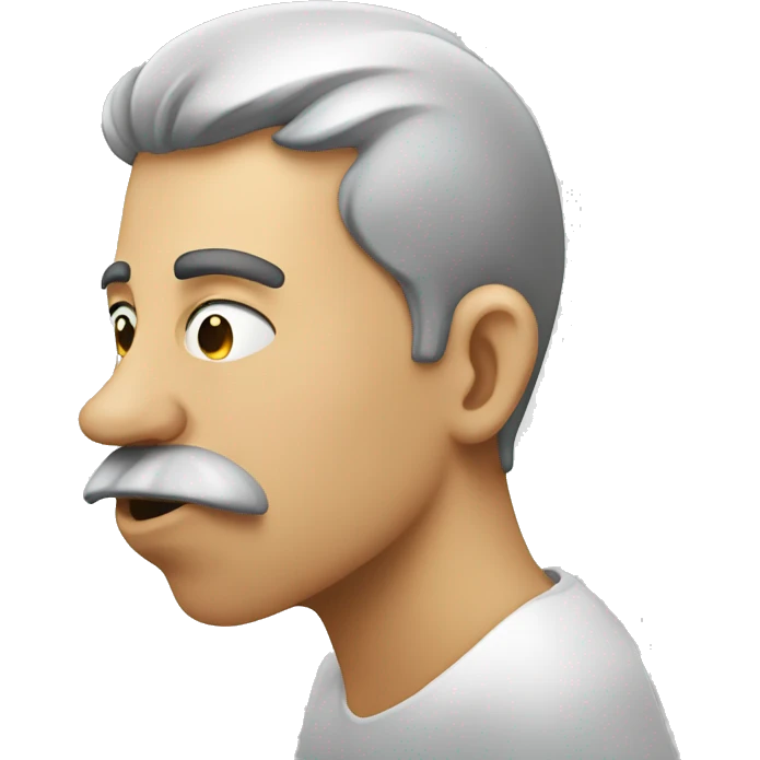 Person sniffing emoji